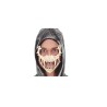 Máscara media calavera colmillos PVC | Ducaval | Envíos 24/48h